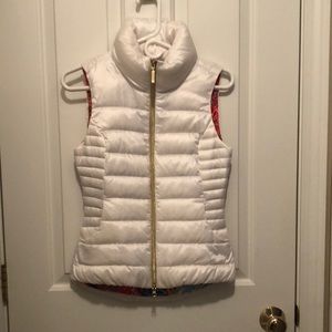 Lilly Pulitzer Women’s XS White Outerwear Vest